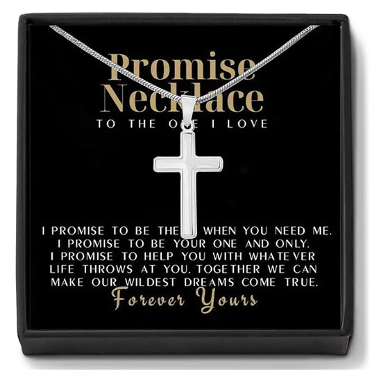 Versatile Cross Pendant Necklace with Gift Box & Message Card
